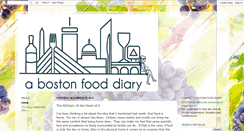 Desktop Screenshot of abostonfooddiary.com